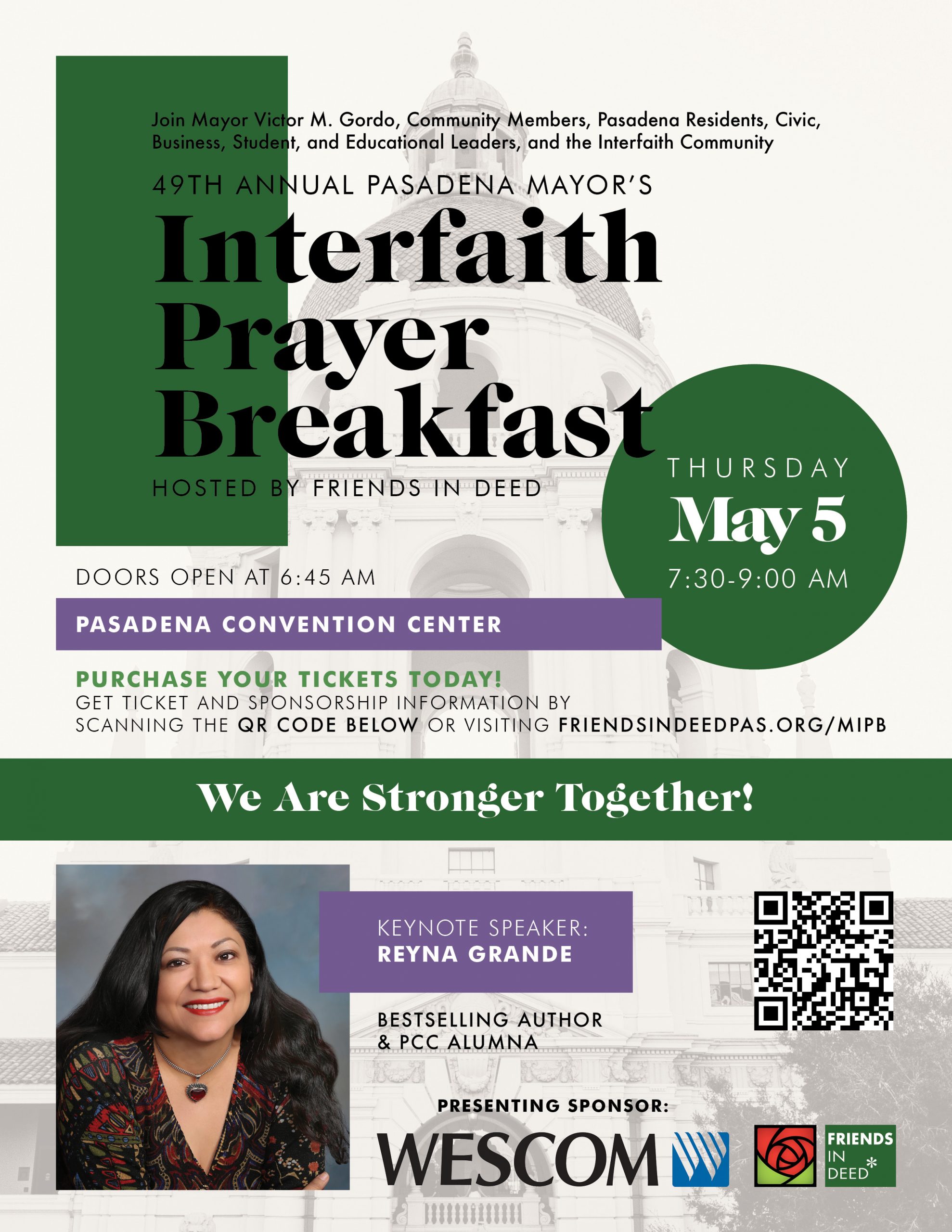 Interfaith Prayer Breakfast - Friends In Deed