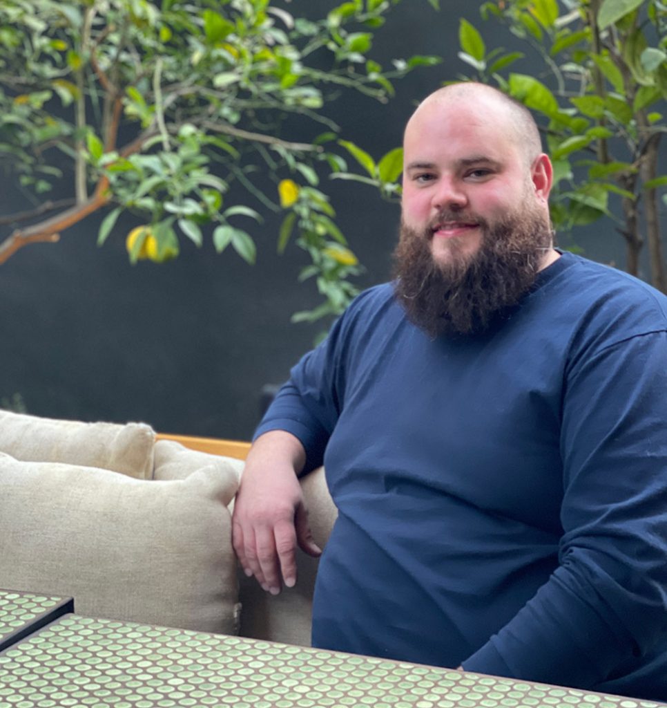 Portrait of Thomas Kalb, Executive Chef of Agnes Restaurant and Cheesery in Pasadena